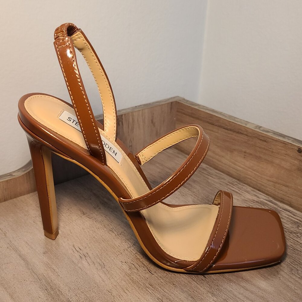 Steve Madden Brown Patent Stilettos